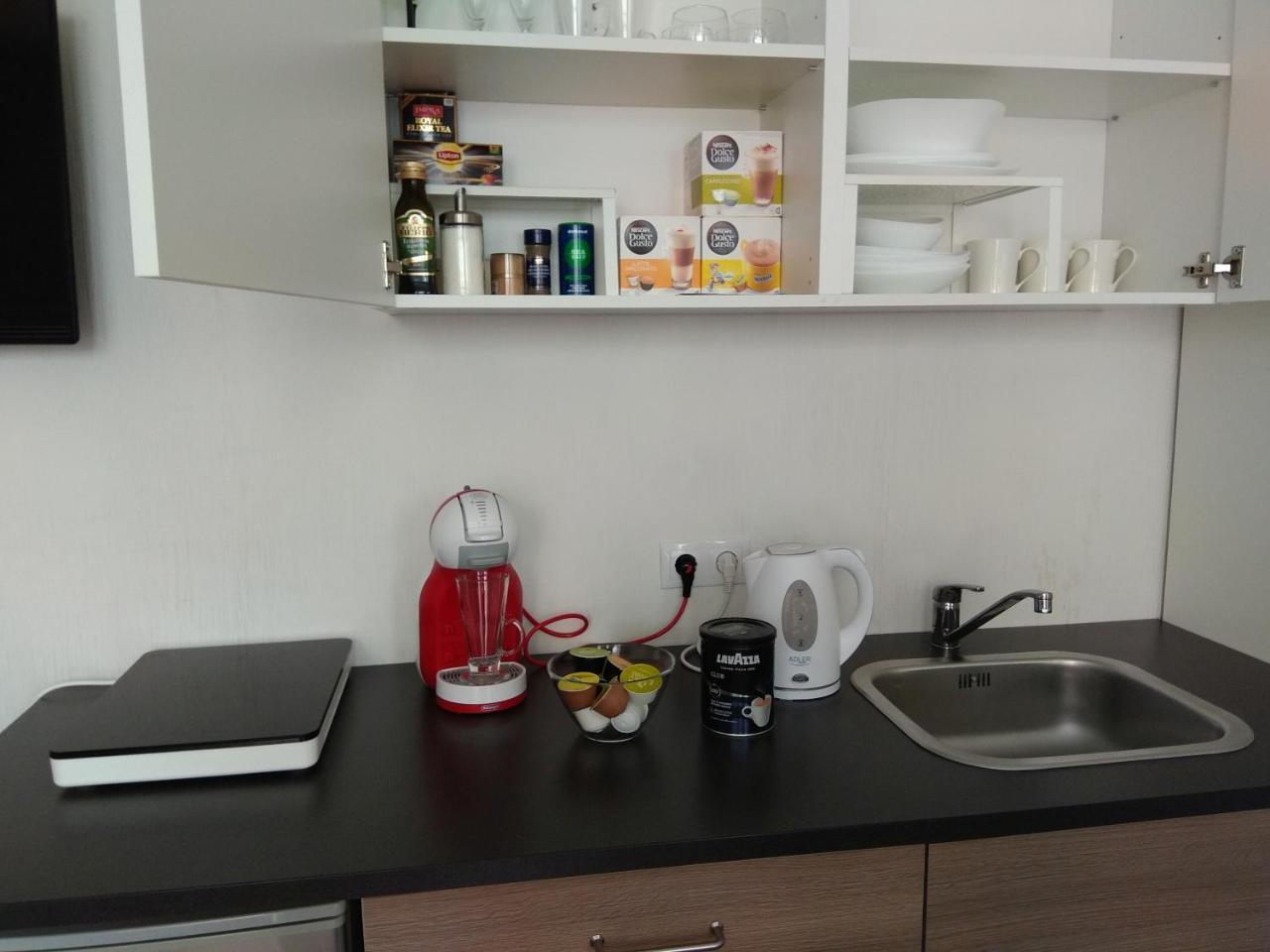 Jauki Studija Su Dideliu Balkonu Nidos Centre Daire Dış mekan fotoğraf